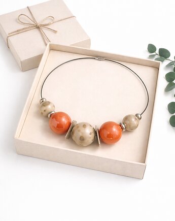 Wisior naszyjnik z ceramiki, Mymami