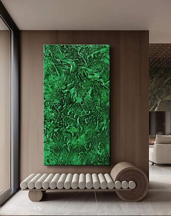 Designerskie reliefy ścienne na płótnie wielkoformatowym 80x160m, art and texture