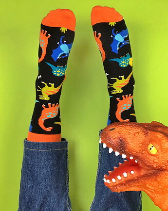 Skarpetki Dino - Skarpetki Dinozaury - Skarpetki w prehistoryczne Zwierzaki, Banana Socks