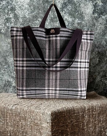 Shopper GMB krata ciemna, Astrid Berlin