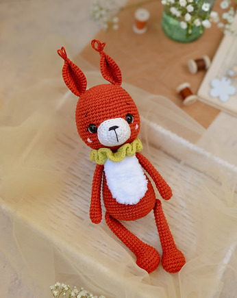 Maskotka wiewiórka, Zabawka na prezent, Prezent dla dziecka, EcoToysByNastya