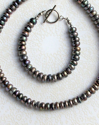 LUX. bransoletka perły naturalne, kaktusia