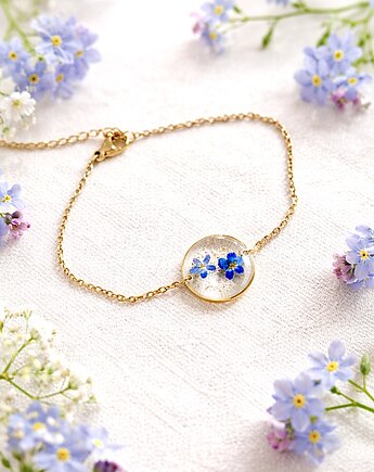 Bransoletka z prawdziwymi niezapominajkami Dla Mamy, Blask Natury