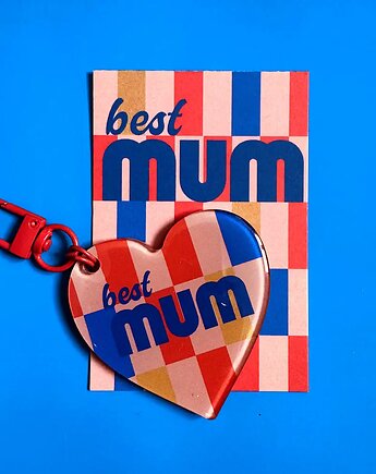 Brelok Serce - Best MUM ever!, Cudowianki