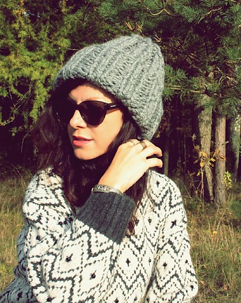 Czapka Alpine Alpaca beanie  wełna, Mademoiselle Patrini