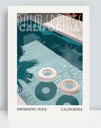 Plakat California  nad basenem, Project 8