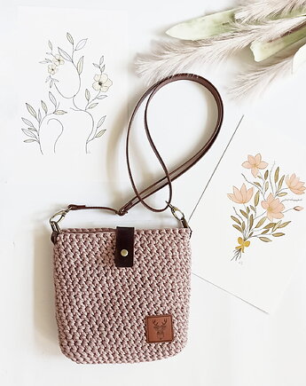 Torebka Craftbags Simple - pudrowy róż, Craftbags