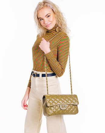 Torebka skórzana pikowana -  (6933), BOSCCOLO