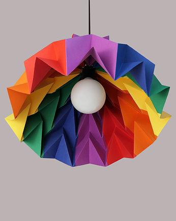 Lampa wisząca origami ICEBERG M tęczowa, Ynska