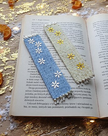 Komplet 2 ręcznie tkanych zakładek do książek - FOL 11., FOL studio