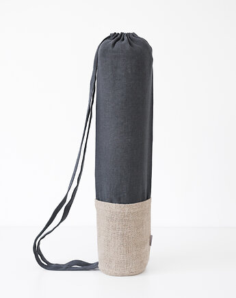 Torba na matę do jogi CHARCOAL plus RUSTIC, so linen!