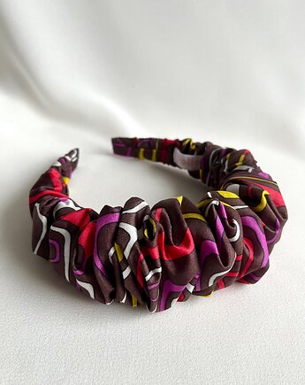 Jedwabna marszczona opaska Joy maxi, Volie Line