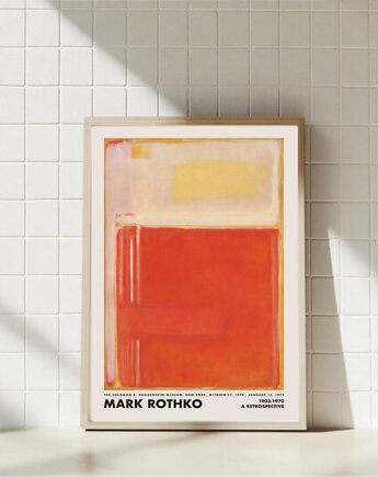 PLAKAT abstrakcyjny Rothko kolorowa abstrakcja, black dot studio