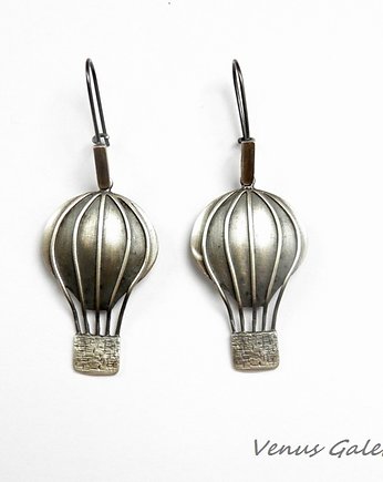 Balony duże - kolczyki srebrne, VENUS GALERIA