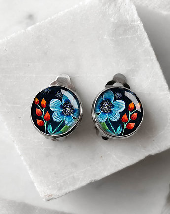 Night flower klipsy dla dziewczynki, muamua design