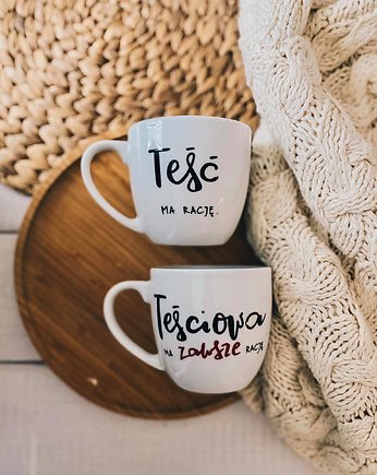 Zestaw TEŚĆ/TEŚCIOWA MA ZAWSZE RACJĘ, Jędrki