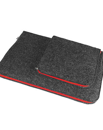 POKROWIEC NA LAPTOPA I ZASILACZ czerwony zamek, purol design