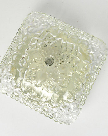 Szklany plafon HP Leuchten, Niemcy, lata 70., Good Old Things