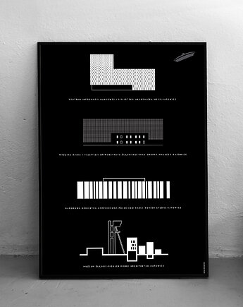 Katowice  plakat 50x70 cm, Rafal Stefanowski