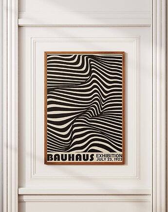 Minimalistyczny plakat - Bauhaus #13 - Do salonu, sypialni, biura, DAPIDOKA