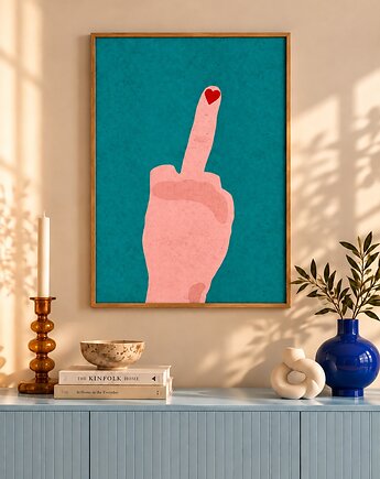 Plakat Fine Art giclee  F...ing Love, ma illustories