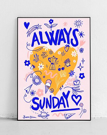 Plakat Zawsze niedziela i miłość, Harvest Maison