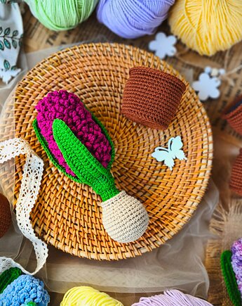 Hiacynt w doniczce, Dekoracja wiosenna, Ozdoba Wielkanocna, EcoToysByNastya