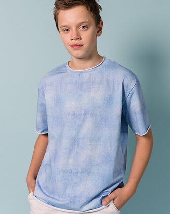 Niebieski tshirt tie dye, vavu