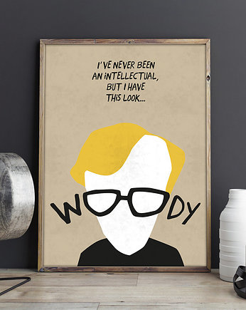 Woody Allen - plakat, minimalmill