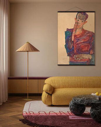 Duży obraz na płótnie - Autoportret - Egon Schiele, Dekoracje PATKA Patrycja Kita