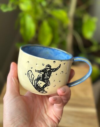 Kubek Snowboard, 260 ml, Ganna.pottery