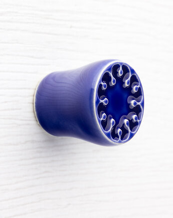 Gałka mała do mebli ciemnoniebieska, wz.9, pracowniazona