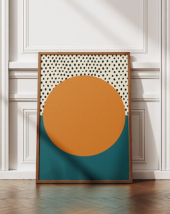 Minimalistyczny plakat - Bauhaus #5 - Do salonu, sypialni, biura, DAPIDOKA