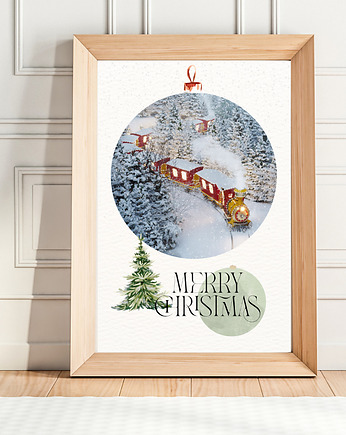 Plakat Christmas train No 1, Well Done Shop