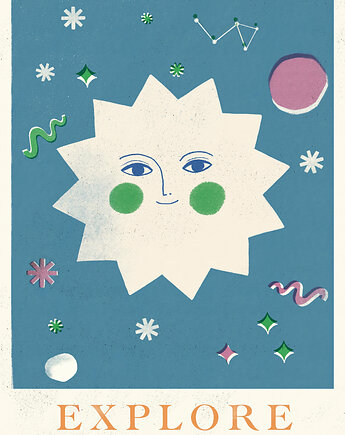 Plakat Explore, MUKI design