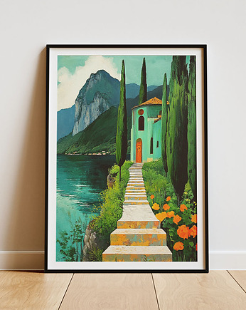 Plakat - Lake Como, Harry Monkey
