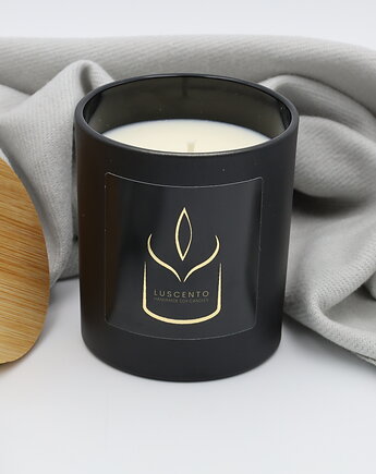 Ręcznie robiona Świeca sojowa zapachowa 170g Zmysłowy Kaszmir, Luscento