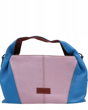 Torebka damska skórzana do ręki ze skrawków skór elegancka kolorowa OLIVKA, Olivka Warsaw