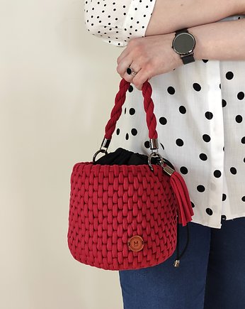 Torebka CITY BOX czerwona, M BAGS marzenaprzybyszewska