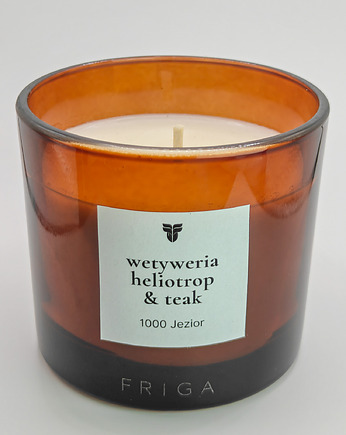 1000 JEZIOR   Wetyweria  Heliotrop  Teak - świeca rzepakowa, FRIGA