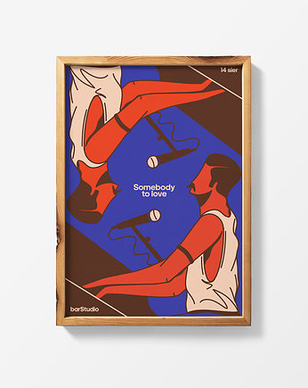 Somebody to love x print, Justyna Frąckiewicz