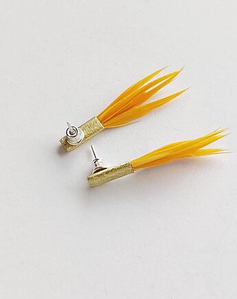 PIÓRKO kolczyki, Katarzyna Kaminska ART