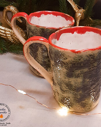 Kubek 500 ml ,,Świąteczny", Dzika Ceramika