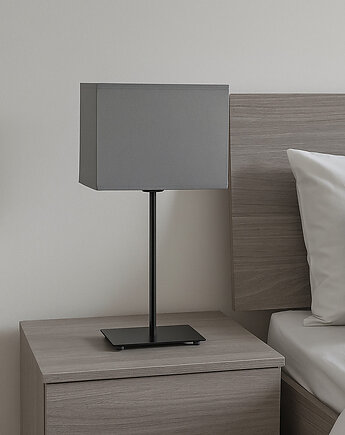 Designerska lampka nocna do sypialni z abażurem AMALFI, LYSNE