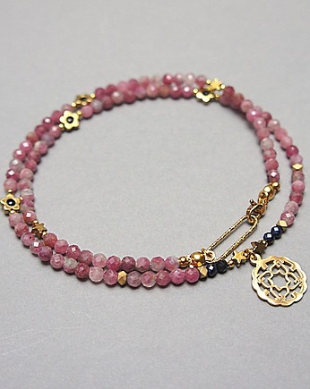 Turmaliny różowe /choker/ vol. 9 - Szlachetna kolekcja, KiKa pracownia