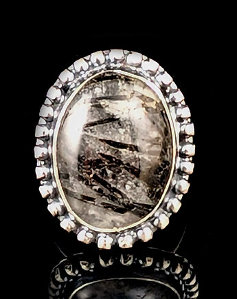 Pierścionek Kwarc turmalinowy, Pracownia Neores