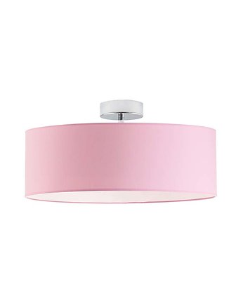 Różowa lampa sufitowa do pokoju dziecka WENECJA KIDS fi - 50 cm, LYSNE