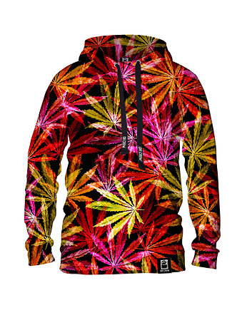 Damska Bluza z kapturem DR.CROW Green Hemp Red, DrCrow