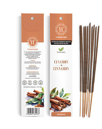 Naturalne Kadzidła Indyjskie Cynamon 10szt.(16g)- Your Candle, Your Candle