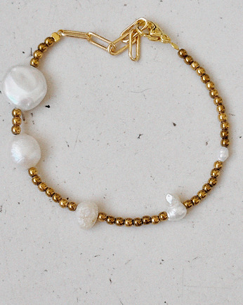 Bransoletka Hematyt i Perły, Chmolowska Jewellery